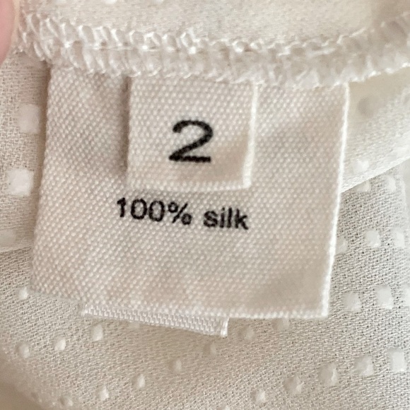 L’AGENCE 100% Silk Creme Ivory Sleeveless Blouse - Picture 3 of 14